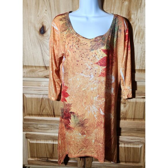 Artisans Women’s Medium Shirt – 3/4 Sleeve – Long Length – Lightweight - Picture 1 of 7